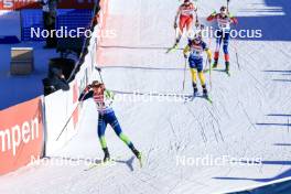 17.12.2023, Lenzerheide, Switzerland (SUI): Anamarija Lampic (SLO), Mona Brorsson (SWE), Marketa Davidova (CZE), (l-r) - IBU World Cup Biathlon, mass women, Lenzerheide (SUI). www.nordicfocus.com. © Manzoni/NordicFocus. Every downloaded picture is fee-liable.