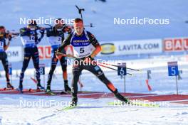 16.12.2023, Lenzerheide, Switzerland (SUI): Philipp Horn (GER) - IBU World Cup Biathlon, pursuit men, Lenzerheide (SUI). www.nordicfocus.com. © Manzoni/NordicFocus. Every downloaded picture is fee-liable.