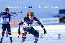 16.12.2023, Lenzerheide, Switzerland (SUI): Johannes Dale-Skjevdal (NOR) - IBU World Cup Biathlon, pursuit men, Lenzerheide (SUI). www.nordicfocus.com. © Manzoni/NordicFocus. Every downloaded picture is fee-liable.