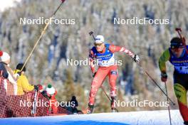 16.12.2023, Lenzerheide, Switzerland (SUI): Simon Eder (AUT) - IBU World Cup Biathlon, pursuit men, Lenzerheide (SUI). www.nordicfocus.com. © Manzoni/NordicFocus. Every downloaded picture is fee-liable.