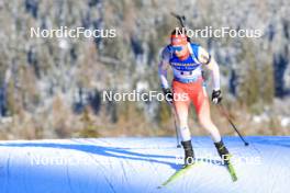 16.12.2023, Lenzerheide, Switzerland (SUI): Niklas Hartweg (SUI) - IBU World Cup Biathlon, pursuit men, Lenzerheide (SUI). www.nordicfocus.com. © Manzoni/NordicFocus. Every downloaded picture is fee-liable.