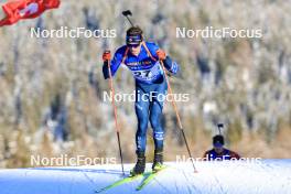 16.12.2023, Lenzerheide, Switzerland (SUI): Sean Doherty (USA) - IBU World Cup Biathlon, pursuit men, Lenzerheide (SUI). www.nordicfocus.com. © Manzoni/NordicFocus. Every downloaded picture is fee-liable.
