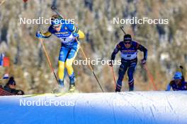 16.12.2023, Lenzerheide, Switzerland (SUI): Martin Ponsiluoma (SWE) - IBU World Cup Biathlon, pursuit men, Lenzerheide (SUI). www.nordicfocus.com. © Manzoni/NordicFocus. Every downloaded picture is fee-liable.