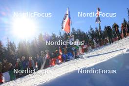 16.12.2023, Lenzerheide, Switzerland (SUI): Daria Virolainen (FIN) - IBU World Cup Biathlon, pursuit women, Lenzerheide (SUI). www.nordicfocus.com. © Manzoni/NordicFocus. Every downloaded picture is fee-liable.