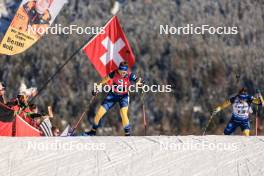 16.12.2023, Lenzerheide, Switzerland (SUI): Elvira Oeberg (SWE) - IBU World Cup Biathlon, pursuit women, Lenzerheide (SUI). www.nordicfocus.com. © Manzoni/NordicFocus. Every downloaded picture is fee-liable.
