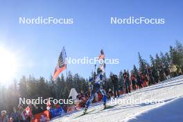 16.12.2023, Lenzerheide, Switzerland (SUI): Khrystyna Dmytrenko (UKR) - IBU World Cup Biathlon, pursuit women, Lenzerheide (SUI). www.nordicfocus.com. © Manzoni/NordicFocus. Every downloaded picture is fee-liable.