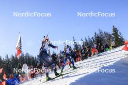 16.12.2023, Lenzerheide, Switzerland (SUI): Karoline Offigstad Knotten (NOR) - IBU World Cup Biathlon, pursuit women, Lenzerheide (SUI). www.nordicfocus.com. © Manzoni/NordicFocus. Every downloaded picture is fee-liable.