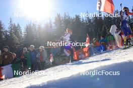 16.12.2023, Lenzerheide, Switzerland (SUI): Ekaterina Avvakumova (KOR) - IBU World Cup Biathlon, pursuit women, Lenzerheide (SUI). www.nordicfocus.com. © Manzoni/NordicFocus. Every downloaded picture is fee-liable.