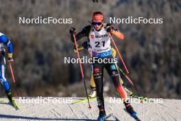 16.12.2023, Lenzerheide, Switzerland (SUI): Vanessa Voigt (GER) - IBU World Cup Biathlon, pursuit women, Lenzerheide (SUI). www.nordicfocus.com. © Manzoni/NordicFocus. Every downloaded picture is fee-liable.