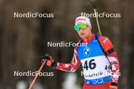 15.12.2023, Lenzerheide, Switzerland (SUI): Felix Leitner (AUT) - IBU World Cup Biathlon, sprint men, Lenzerheide (SUI). www.nordicfocus.com. © Manzoni/NordicFocus. Every downloaded picture is fee-liable.