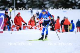 15.12.2023, Lenzerheide, Switzerland (SUI): Dmytro Pidruchnyi (UKR) - IBU World Cup Biathlon, sprint men, Lenzerheide (SUI). www.nordicfocus.com. © Manzoni/NordicFocus. Every downloaded picture is fee-liable.