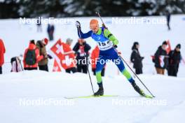 15.12.2023, Lenzerheide, Switzerland (SUI): Jakov Fak (SLO) - IBU World Cup Biathlon, sprint men, Lenzerheide (SUI). www.nordicfocus.com. © Manzoni/NordicFocus. Every downloaded picture is fee-liable.