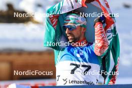15.12.2023, Lenzerheide, Switzerland (SUI): Anton Sinapov (BUL) - IBU World Cup Biathlon, sprint men, Lenzerheide (SUI). www.nordicfocus.com. © Manzoni/NordicFocus. Every downloaded picture is fee-liable.