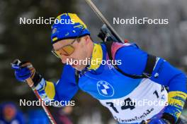 15.12.2023, Lenzerheide, Switzerland (SUI): Artem Pryma (UKR) - IBU World Cup Biathlon, sprint men, Lenzerheide (SUI). www.nordicfocus.com. © Manzoni/NordicFocus. Every downloaded picture is fee-liable.
