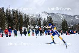 15.12.2023, Lenzerheide, Switzerland (SUI): Jesper Nelin (SWE) - IBU World Cup Biathlon, sprint men, Lenzerheide (SUI). www.nordicfocus.com. © Manzoni/NordicFocus. Every downloaded picture is fee-liable.