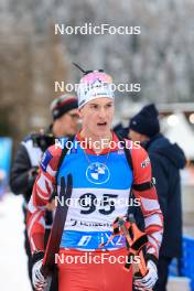 15.12.2023, Lenzerheide, Switzerland (SUI): Dominic Unterweger (AUT) - IBU World Cup Biathlon, sprint men, Lenzerheide (SUI). www.nordicfocus.com. © Manzoni/NordicFocus. Every downloaded picture is fee-liable.