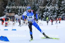 15.12.2023, Lenzerheide, Switzerland (SUI): Raido Raenkel (EST) - IBU World Cup Biathlon, sprint men, Lenzerheide (SUI). www.nordicfocus.com. © Manzoni/NordicFocus. Every downloaded picture is fee-liable.