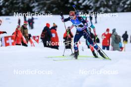 15.12.2023, Lenzerheide, Switzerland (SUI): Johannes Thingnes Boe (NOR) - IBU World Cup Biathlon, sprint men, Lenzerheide (SUI). www.nordicfocus.com. © Manzoni/NordicFocus. Every downloaded picture is fee-liable.