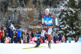 15.12.2023, Lenzerheide, Switzerland (SUI): Andrejs Rastorgujevs (LAT) - IBU World Cup Biathlon, sprint men, Lenzerheide (SUI). www.nordicfocus.com. © Manzoni/NordicFocus. Every downloaded picture is fee-liable.