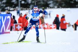 15.12.2023, Lenzerheide, Switzerland (SUI): Otto Invenius (FIN) - IBU World Cup Biathlon, sprint men, Lenzerheide (SUI). www.nordicfocus.com. © Manzoni/NordicFocus. Every downloaded picture is fee-liable.