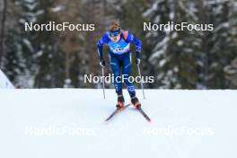15.12.2023, Lenzerheide, Switzerland (SUI): Campbell Wright (USA) - IBU World Cup Biathlon, sprint men, Lenzerheide (SUI). www.nordicfocus.com. © Manzoni/NordicFocus. Every downloaded picture is fee-liable.