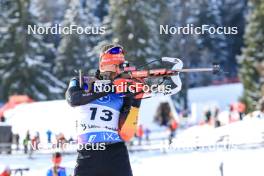 15.12.2023, Lenzerheide, Switzerland (SUI): Philipp Nawrath (GER) - IBU World Cup Biathlon, sprint men, Lenzerheide (SUI). www.nordicfocus.com. © Manzoni/NordicFocus. Every downloaded picture is fee-liable.