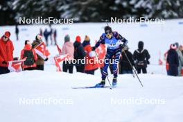 15.12.2023, Lenzerheide, Switzerland (SUI): Eric Perrot (FRA) - IBU World Cup Biathlon, sprint men, Lenzerheide (SUI). www.nordicfocus.com. © Manzoni/NordicFocus. Every downloaded picture is fee-liable.