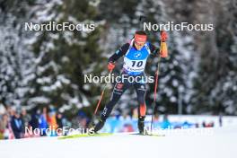15.12.2023, Lenzerheide, Switzerland (SUI): Philipp Horn (GER) - IBU World Cup Biathlon, sprint men, Lenzerheide (SUI). www.nordicfocus.com. © Manzoni/NordicFocus. Every downloaded picture is fee-liable.