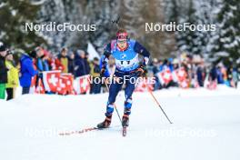 15.12.2023, Lenzerheide, Switzerland (SUI): Endre Stroemsheim (NOR) - IBU World Cup Biathlon, sprint men, Lenzerheide (SUI). www.nordicfocus.com. © Manzoni/NordicFocus. Every downloaded picture is fee-liable.