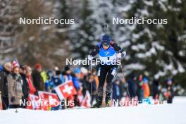 15.12.2023, Lenzerheide, Switzerland (SUI): Pavel Magazeev (MDA) - IBU World Cup Biathlon, sprint men, Lenzerheide (SUI). www.nordicfocus.com. © Manzoni/NordicFocus. Every downloaded picture is fee-liable.