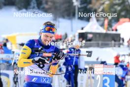 15.12.2023, Lenzerheide, Switzerland (SUI): Oskar Brandt (SWE) - IBU World Cup Biathlon, sprint men, Lenzerheide (SUI). www.nordicfocus.com. © Manzoni/NordicFocus. Every downloaded picture is fee-liable.