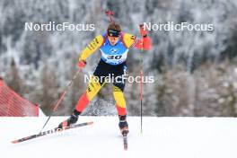 15.12.2023, Lenzerheide, Switzerland (SUI): Florent Claude (BEL) - IBU World Cup Biathlon, sprint men, Lenzerheide (SUI). www.nordicfocus.com. © Manzoni/NordicFocus. Every downloaded picture is fee-liable.