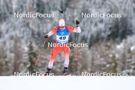 15.12.2023, Lenzerheide, Switzerland (SUI): Adam Runnalls (CAN) - IBU World Cup Biathlon, sprint men, Lenzerheide (SUI). www.nordicfocus.com. © Manzoni/NordicFocus. Every downloaded picture is fee-liable.