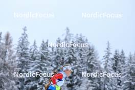 14.12.2023, Lenzerheide, Switzerland (SUI): Lucie Charvatova (CZE) - IBU World Cup Biathlon, sprint women, Lenzerheide (SUI). www.nordicfocus.com. © Manzoni/NordicFocus. Every downloaded picture is fee-liable.