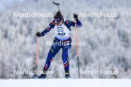 14.12.2023, Lenzerheide, Switzerland (SUI): Julia Simon (FRA) - IBU World Cup Biathlon, sprint women, Lenzerheide (SUI). www.nordicfocus.com. © Manzoni/NordicFocus. Every downloaded picture is fee-liable.