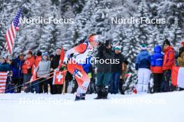 14.12.2023, Lenzerheide, Switzerland (SUI): Nadia Moser (CAN) - IBU World Cup Biathlon, sprint women, Lenzerheide (SUI). www.nordicfocus.com. © Manzoni/NordicFocus. Every downloaded picture is fee-liable.