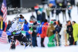 14.12.2023, Lenzerheide, Switzerland (SUI): Tuuli Tomingas (EST) - IBU World Cup Biathlon, sprint women, Lenzerheide (SUI). www.nordicfocus.com. © Manzoni/NordicFocus. Every downloaded picture is fee-liable.