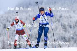 14.12.2023, Lenzerheide, Switzerland (SUI): Grace Castonguay (USA) - IBU World Cup Biathlon, sprint women, Lenzerheide (SUI). www.nordicfocus.com. © Manzoni/NordicFocus. Every downloaded picture is fee-liable.