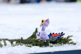 14.12.2023, Lenzerheide, Switzerland (SUI): Event Feature: Mascotte - IBU World Cup Biathlon, sprint women, Lenzerheide (SUI). www.nordicfocus.com. © Manzoni/NordicFocus. Every downloaded picture is fee-liable.