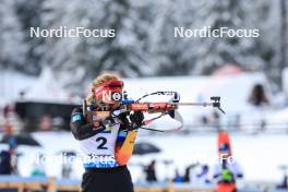 14.12.2023, Lenzerheide, Switzerland (SUI): Selina Grotian (GER) - IBU World Cup Biathlon, sprint women, Lenzerheide (SUI). www.nordicfocus.com. © Manzoni/NordicFocus. Every downloaded picture is fee-liable.