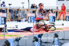 14.12.2023, Lenzerheide, Switzerland (SUI): Kathrin Lang (GER) - IBU World Cup Biathlon, sprint women, Lenzerheide (SUI). www.nordicfocus.com. © Manzoni/NordicFocus. Every downloaded picture is fee-liable.