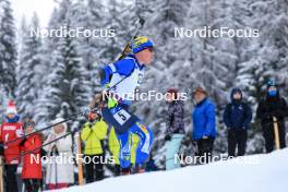 14.12.2023, Lenzerheide, Switzerland (SUI): Anastasiya Merkushyna (UKR) - IBU World Cup Biathlon, sprint women, Lenzerheide (SUI). www.nordicfocus.com. © Manzoni/NordicFocus. Every downloaded picture is fee-liable.