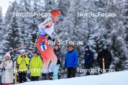 14.12.2023, Lenzerheide, Switzerland (SUI): Amy Baserga (SUI) - IBU World Cup Biathlon, sprint women, Lenzerheide (SUI). www.nordicfocus.com. © Manzoni/NordicFocus. Every downloaded picture is fee-liable.