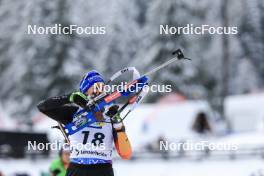 14.12.2023, Lenzerheide, Switzerland (SUI): Franziska Preuss (GER) - IBU World Cup Biathlon, sprint women, Lenzerheide (SUI). www.nordicfocus.com. © Manzoni/NordicFocus. Every downloaded picture is fee-liable.