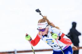 14.12.2023, Lenzerheide, Switzerland (SUI): Marketa Davidova (CZE) - IBU World Cup Biathlon, sprint women, Lenzerheide (SUI). www.nordicfocus.com. © Manzoni/NordicFocus. Every downloaded picture is fee-liable.