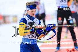 14.12.2023, Lenzerheide, Switzerland (SUI): Mona Brorsson (SWE) - IBU World Cup Biathlon, sprint women, Lenzerheide (SUI). www.nordicfocus.com. © Manzoni/NordicFocus. Every downloaded picture is fee-liable.