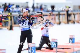 14.12.2023, Lenzerheide, Switzerland (SUI): Gilonne Guigonnat (FRA) - IBU World Cup Biathlon, sprint women, Lenzerheide (SUI). www.nordicfocus.com. © Manzoni/NordicFocus. Every downloaded picture is fee-liable.