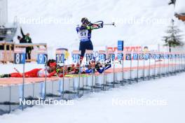 14.12.2023, Lenzerheide, Switzerland (SUI): Jackie Garso (USA) - IBU World Cup Biathlon, sprint women, Lenzerheide (SUI). www.nordicfocus.com. © Manzoni/NordicFocus. Every downloaded picture is fee-liable.