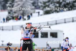 14.12.2023, Lenzerheide, Switzerland (SUI): Amy Baserga (SUI) - IBU World Cup Biathlon, sprint women, Lenzerheide (SUI). www.nordicfocus.com. © Manzoni/NordicFocus. Every downloaded picture is fee-liable.