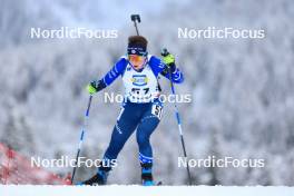 14.12.2023, Lenzerheide, Switzerland (SUI): Jackie Garso (USA) - IBU World Cup Biathlon, sprint women, Lenzerheide (SUI). www.nordicfocus.com. © Manzoni/NordicFocus. Every downloaded picture is fee-liable.